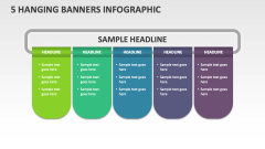 5 Hanging Banners Infographic - Slide 1