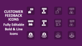 Customer Feedback Icons - Slide 1