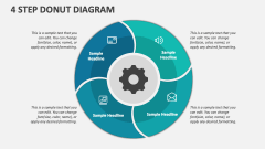 4 Step Donut Diagram - Slide 1