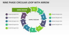 Nine Phase Circular Loop with Arrow - Slide 1