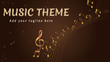 Music Presentation Theme - Slide 1
