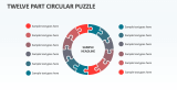 Twelve Part Circular Puzzle - Slide 1
