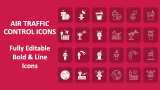 Air Traffic Control Icons - Slide 1