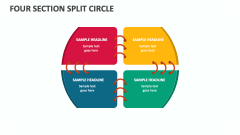 Four Section Split Circle - Slide 1