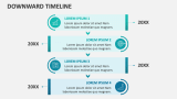 Downward Timeline - Slide 2