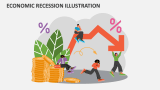 Economic Recession Illustration - Slide 2