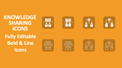 Knowledge Sharing Icons - Slide 1