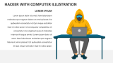 Hacker with Computer Illustration - Slide 2