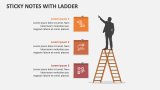 Sticky Notes with Ladder - Slide 1