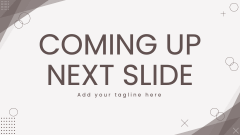 Coming Up Next Slide - Slide 1