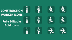 Construction Worker Icons - Slide 1