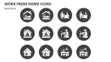 Work From Home Icons - Slide 1