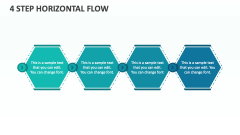 4 Step Horizontal Flow - Slide 1