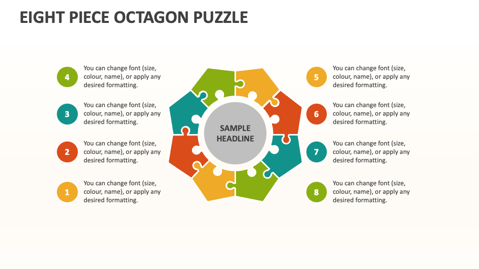 Eight Piece Octagon Puzzle - Slide 1
