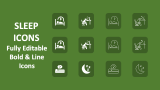 Sleep Icons - Slide 1