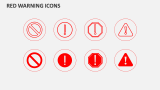 Red Warning Icons - Slide 1
