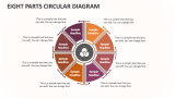 Eight Parts Circular Diagram - Slide 1