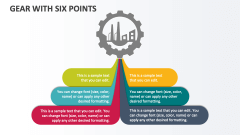 Gear with Six Points - Slide 1