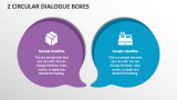 2 Circular Dialogue Boxes - Slide 1