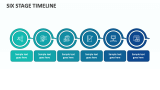 Six Stage Timeline - Slide 1