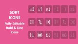 Sort Icons - Slide 1