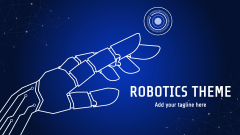 Robotics Theme - Slide 1