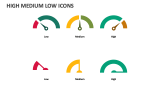 High Medium Low Icons - Slide 8