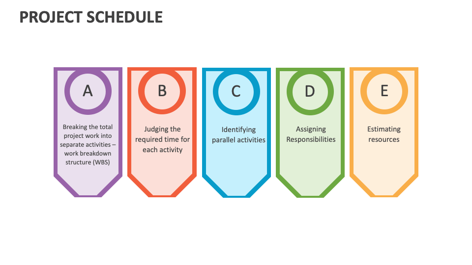 Project Schedule Template for PowerPoint and Google Slides - PPT Slides