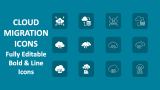 Cloud Migration Icons - Slide 1