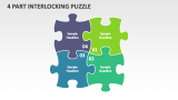 4 Part Interlocking Puzzle - Slide 1