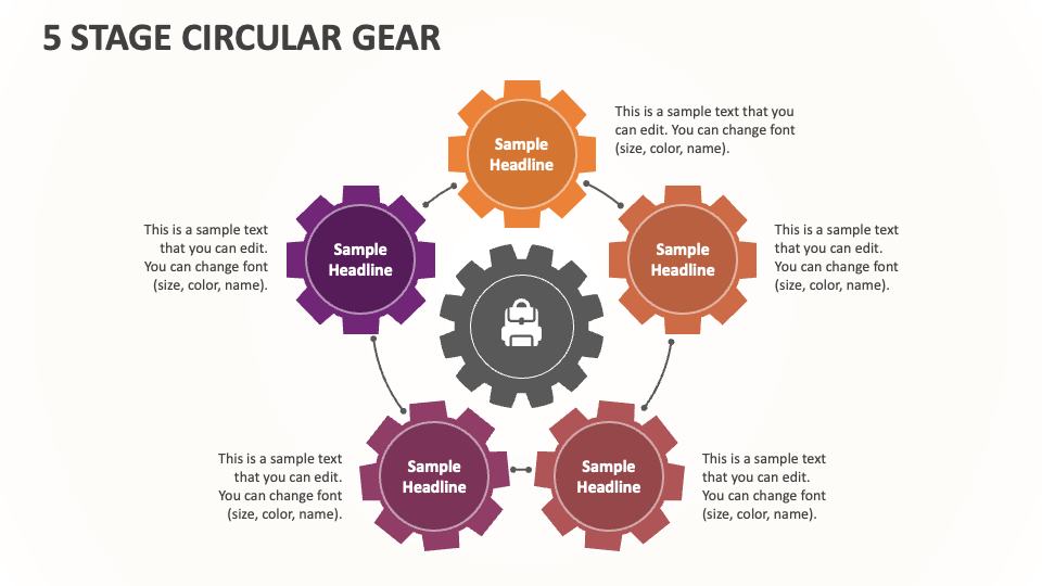 5 Stage Circular Gear - Slide 1