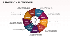 9 Segment Arrow Wheel - Slide 1