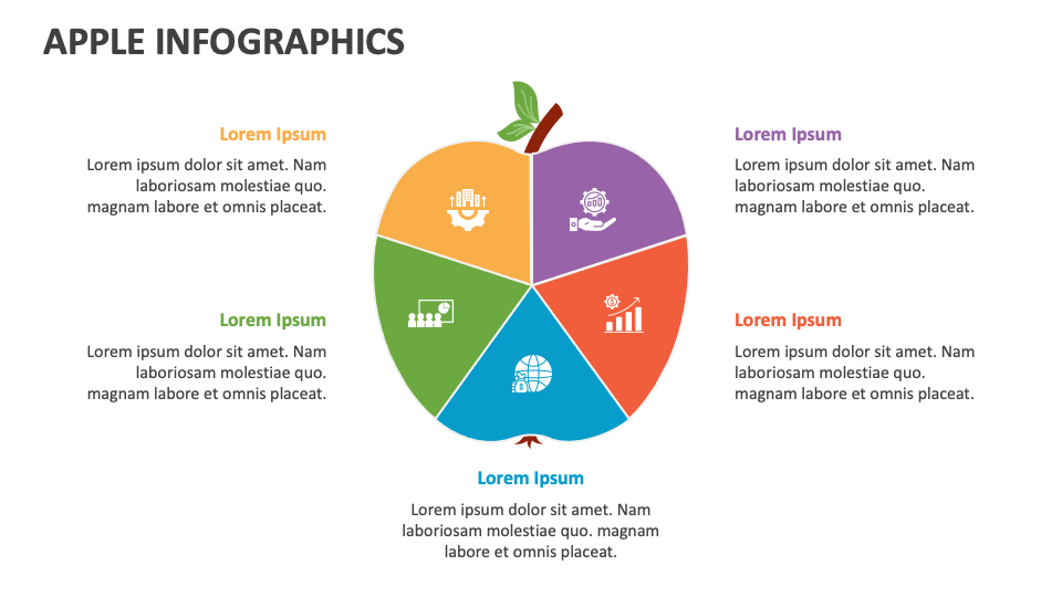 Apple Infographics for Google Slides and PowerPoint - PPT Slides