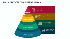 Four Section Cone Infographic - Slide 1