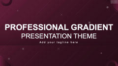 Professional Gradient Theme - Slide 1