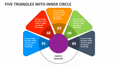 Five Triangles with Inner Circle - Slide 1