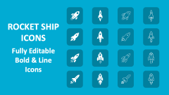 Rocket Ship Icons - Slide 1