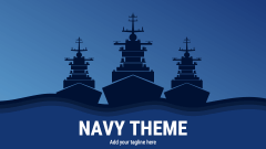 Navy Theme - Slide 1
