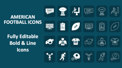 American Football Icons - Slide 1