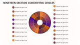 Nineteen Section Concentric Circles - Slide 1