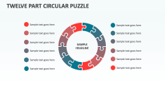 Twelve Part Circular Puzzle - Slide 1