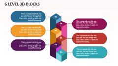 6 Level 3D Blocks - Slide 1