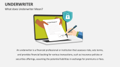What does Underwriter Mean? - Slide 1