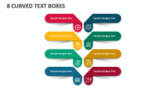 8 Curved Text Boxes - Slide 1