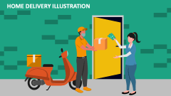 Home Delivery Illustration - Slide 1