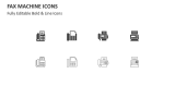 Fax Machine Icons - Slide 2
