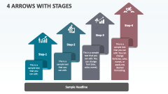 4 Arrows with Stages - Slide 1
