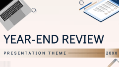 Year-End Review Presentation - Slide 1