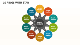 10 Rings with Star - Slide 1