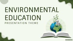 Environmental Education Presentation Theme - Slide 1